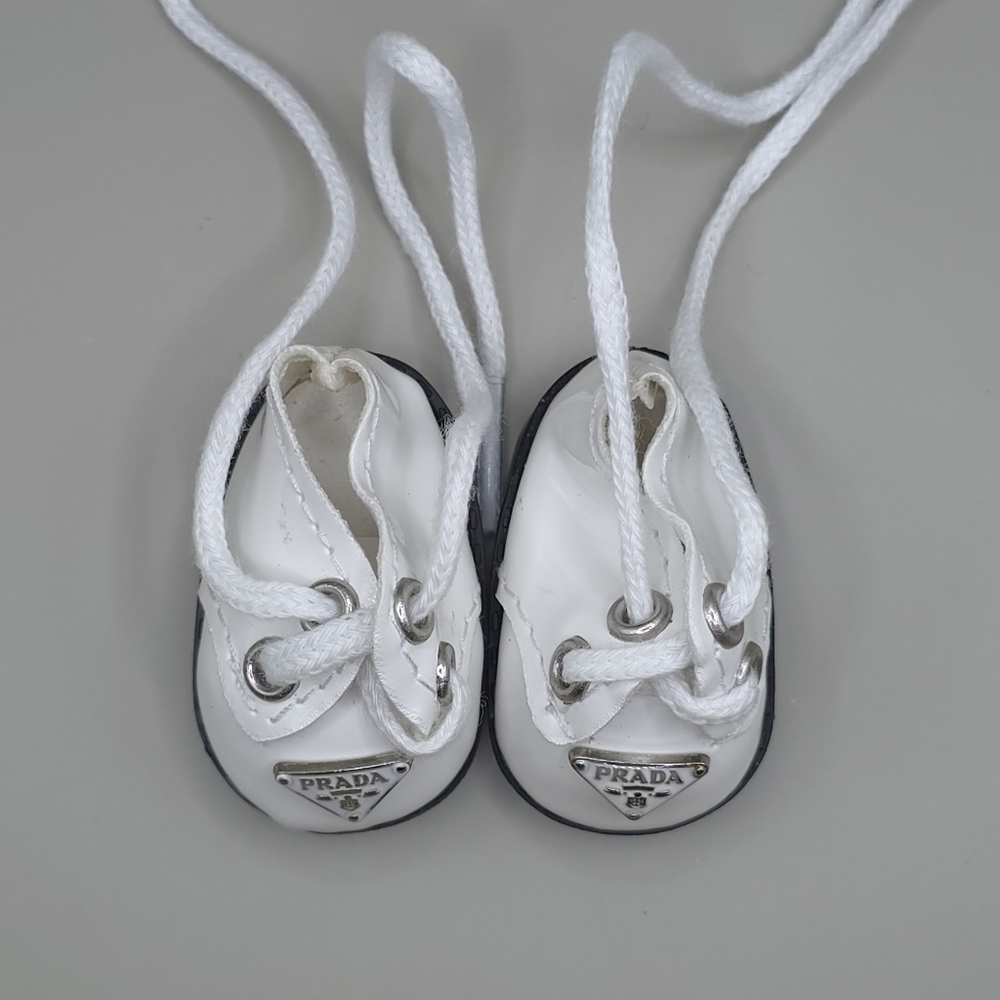 Labubu Accessories - White Prada Shoes - Picture 5 of 5